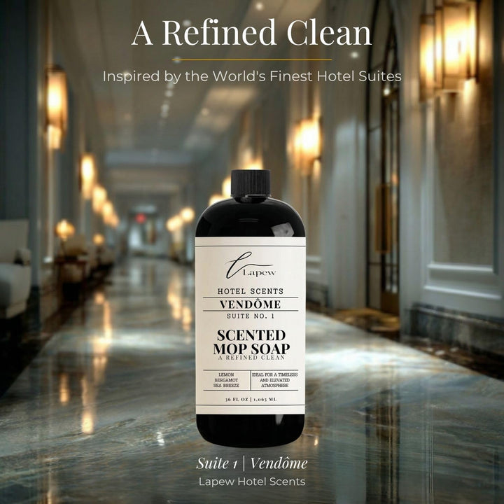 Lapew Hotel Scents Luxury Mop Soap | Vendôme Suite 1 | Inspired by the Ritz-Carlton | Hotel Scented Floor Cleaner | 36 fl oz