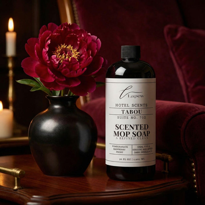 Lapew Hotel Scents Luxury Mop Soap | Tabou Suite 702 | Inspired by the Palms Hotel Las Vegas | Hotel Scented Floor Cleaner | 36 fl oz