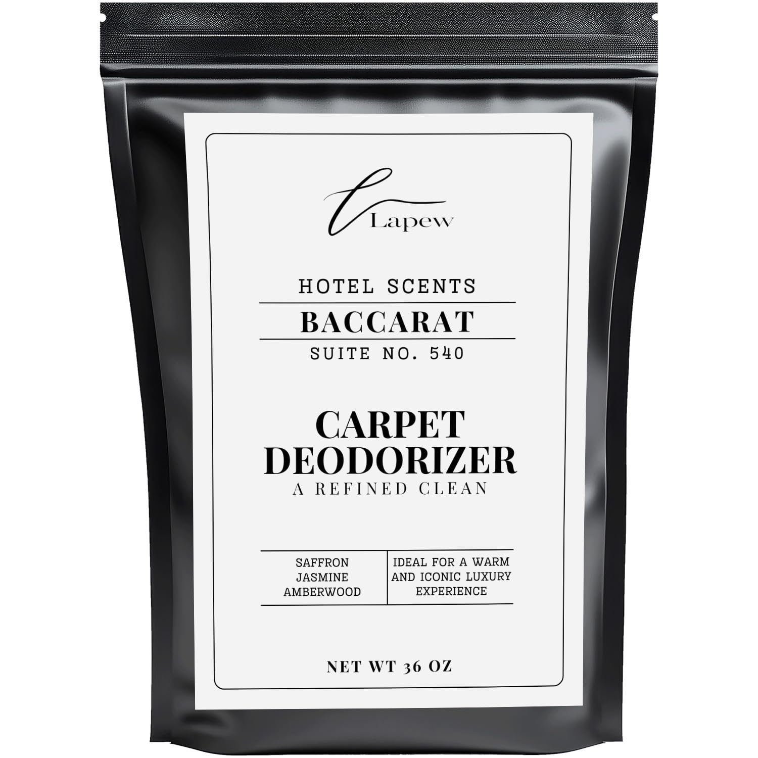 Lapew Hotel Scents Luxury Carpet Deodorizer Powder | Baccarat Suite 54