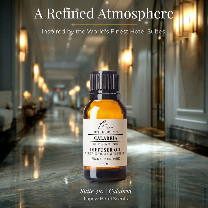 Lapew Hotel Scents Luxury Diffuser Oil | Calabria Suite 310 | Inspired by Bellagio Hotels | Hotel Fragrance Oil for Nebulizer & Waterless Diffuser | 10ml