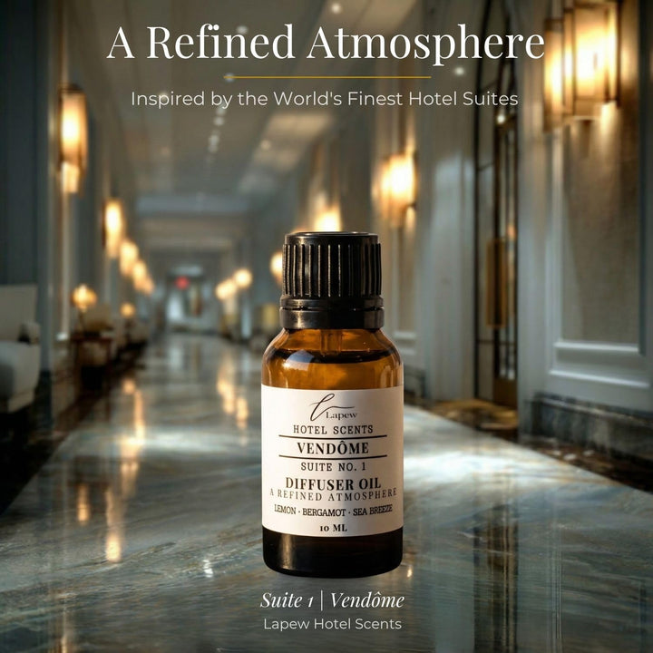Lapew Hotel Scents Luxury Diffuser Oil | Vendôme Suite 1 | Inspired by the Ritz-Carlton | Hotel Fragrance Oil for Nebulizer & Waterless Diffuser | 10ml