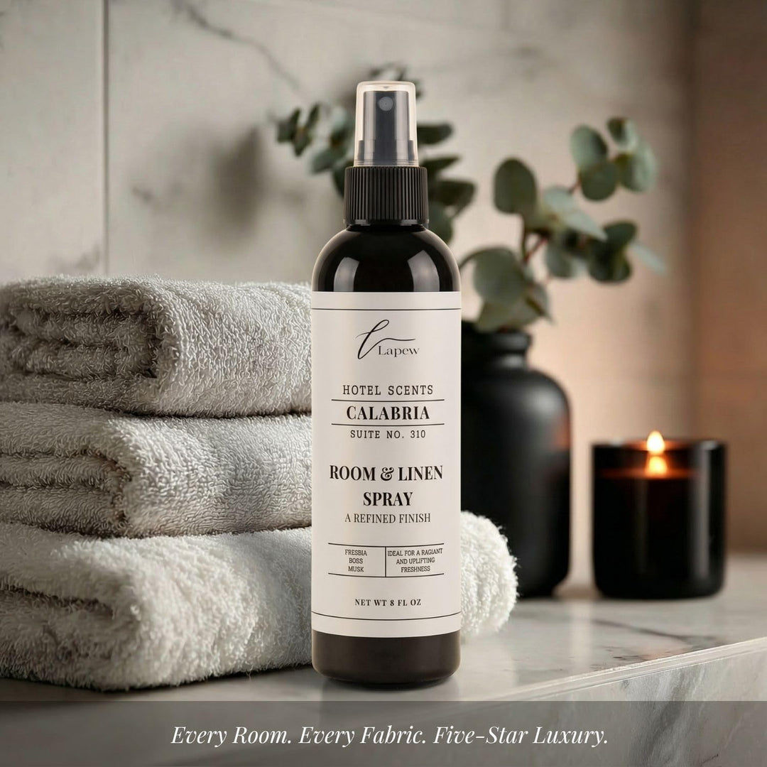 Lapew Hotel Scents Luxury Room Spray | Calabria Suite 310 | Inspired by the W Hotel | Linen Spray Air Freshener & Fabric Spray | 8 fl oz