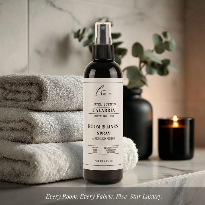 Lapew Hotel Scents Luxury Room Spray | Calabria Suite 310 | Inspired by the W Hotel | Linen Spray Air Freshener & Fabric Spray | 8 fl oz