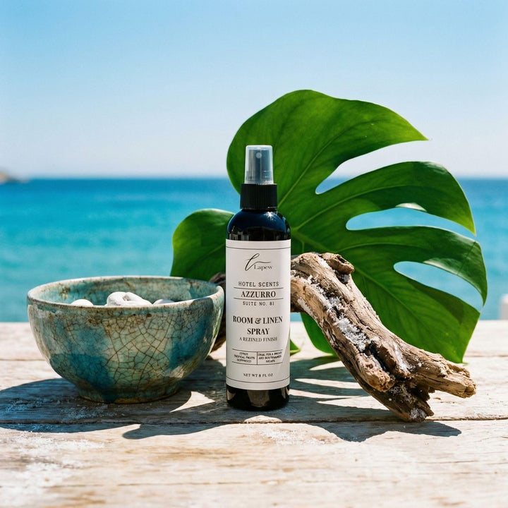 Lapew Hotel Scents Luxury Room Spray | Azzurro Suite 81 | Inspired by Capri Blue Volcano | Linen Spray Air Freshener & Fabric Spray | 8 fl oz