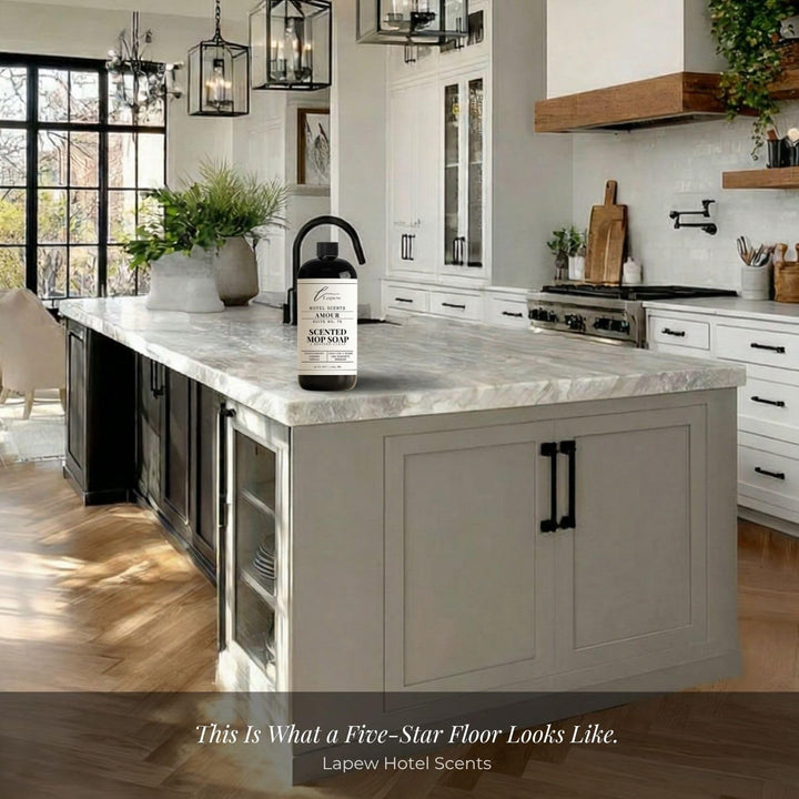 Lapew Hotel Scents Luxury Mop Soap | Amour Suite 75 | Inspired by the Four Seasons Paris | Hotel Scented Floor Cleaner | 36 fl oz