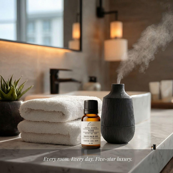 Lapew Hotel Scents Luxury Diffuser Oil | Noir Suite 900 | Inspired by The Edition Hotel | Hotel Fragrance Oil for Nebulizer & Waterless Diffuser | 10ml