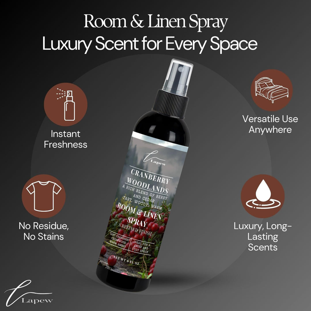 Cranberry Woodlands Room and Linen Spray