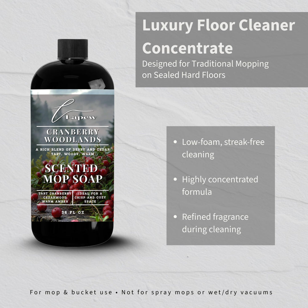 Cranberry Woodlands Scented Mop Soap