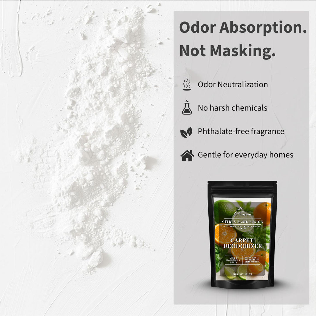 Citrus Basil Fusion (Lime Basil Mandarin) Carpet & Upholstery Deodorizer