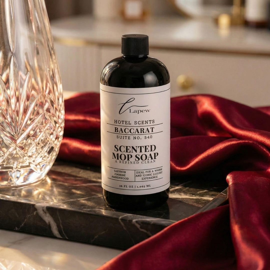 Lapew Hotel Scents Luxury Mop Soap | Baccarat Suite 540 | Hotel Scented Floor Cleaner | 36 fl oz