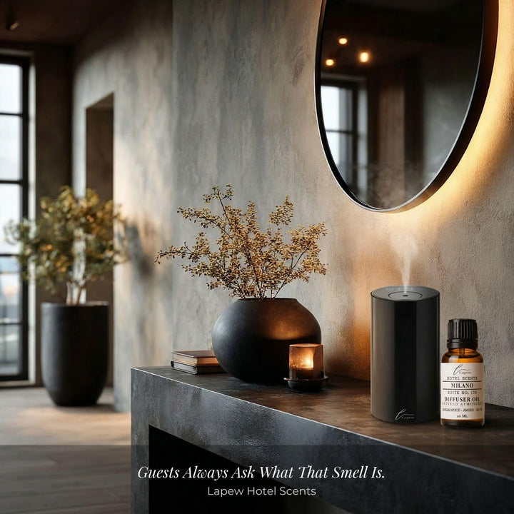 Lapew Hotel Scents Luxury Diffuser Oil | Milano Suite 135 | Inspired by the 1 Hotel Miami Beach | Hotel Fragrance Oil for Nebulizer & Waterless Diffuser | 10ml