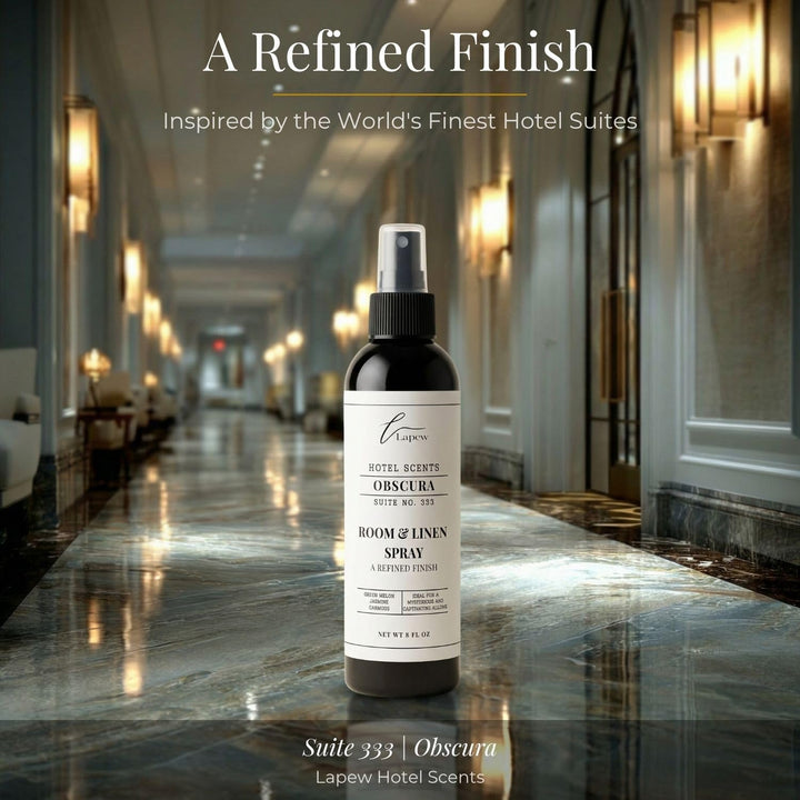 Lapew Hotel Scents Luxury Room Spray | Obscura Suite 333 | Inspired by the St. Regis | Linen Spray Air Freshener & Fabric Spray | 8 fl oz