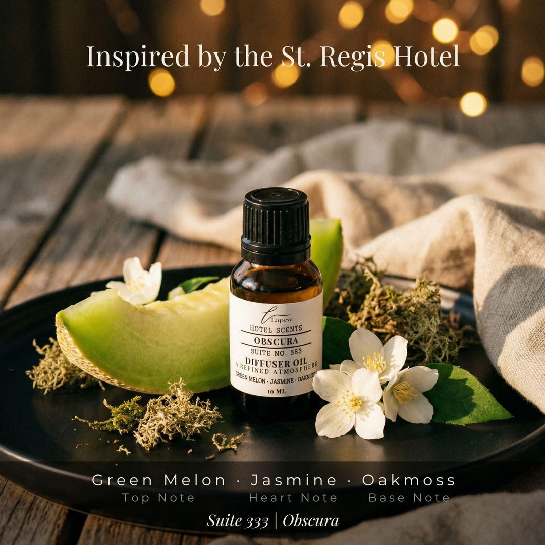 Lapew Hotel Scents Luxury Diffuser Oil | Obscura Suite 333 | Inspired by the The Wynn Las Vegas Hotel | Hotel Fragrance Oil for Nebulizer & Waterless Diffuser | 10ml