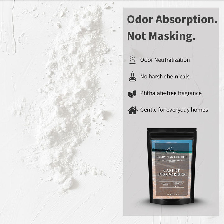 Sandy Pink (Pink Sands) Paradise Carpet & Upholstery Deodorizer