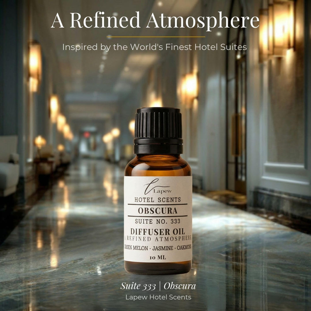 Lapew Hotel Scents Luxury Diffuser Oil | Obscura Suite 333 | Inspired by the The Wynn Las Vegas Hotel | Hotel Fragrance Oil for Nebulizer & Waterless Diffuser | 10ml