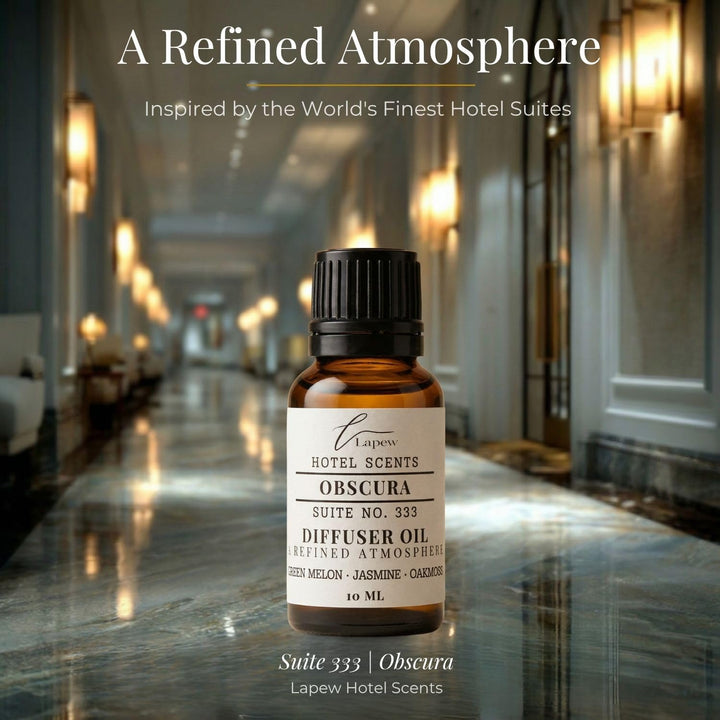 Lapew Hotel Scents Luxury Diffuser Oil | Obscura Suite 333 | Inspired by the The Wynn Las Vegas Hotel | Hotel Fragrance Oil for Nebulizer & Waterless Diffuser | 10ml