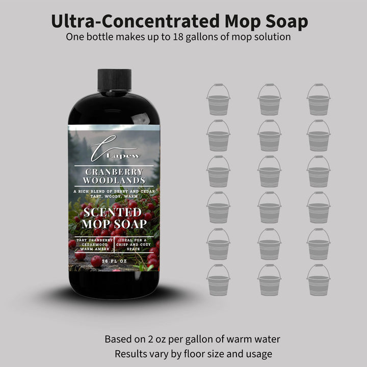 Cranberry Woodlands Scented Mop Soap