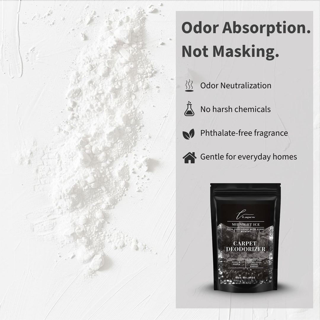 Midnight Ice (Black Ice) Carpet & Upholstery Deodorizer