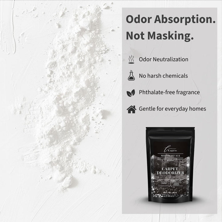 Midnight Ice (Black Ice) Carpet & Upholstery Deodorizer