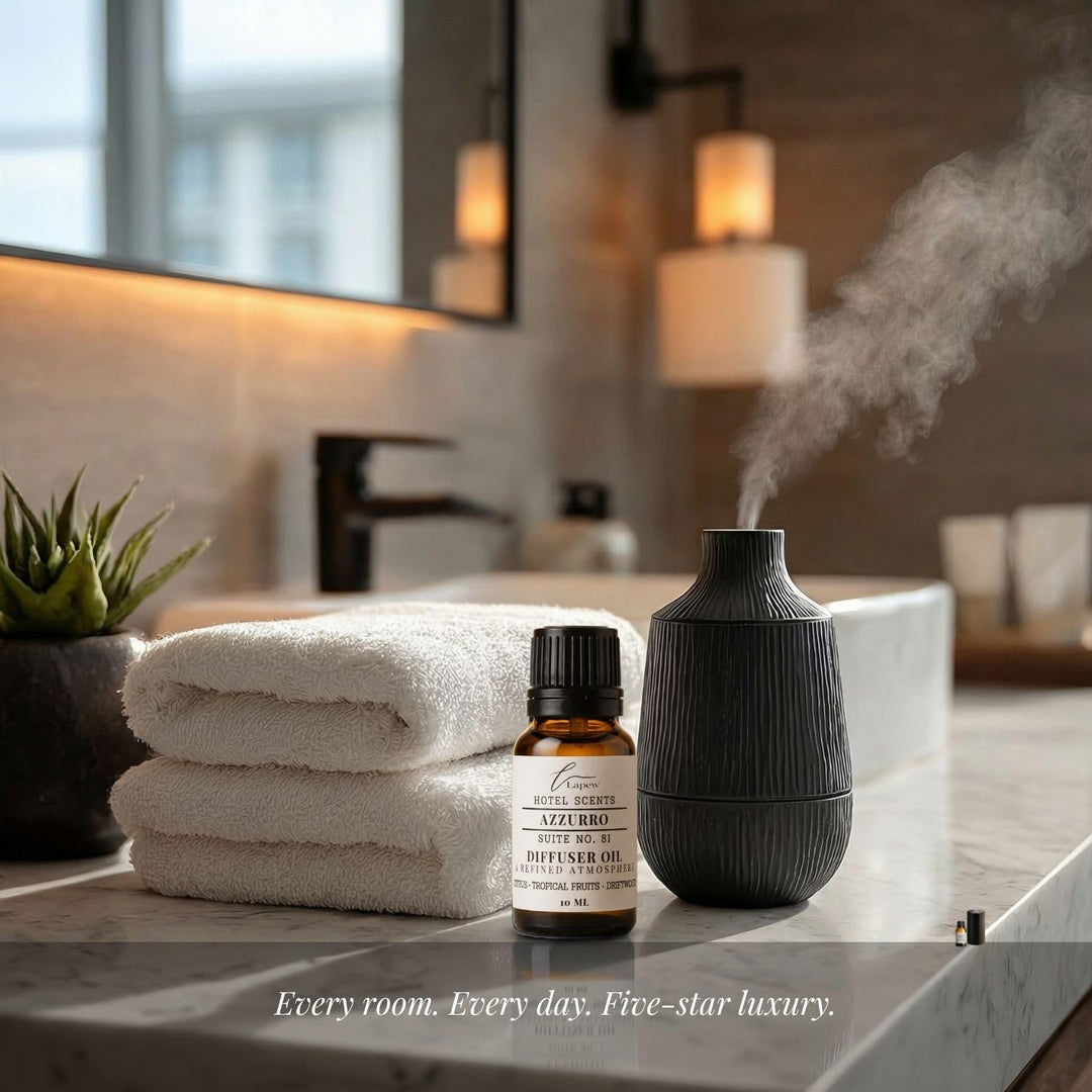 Lapew Hotel Scents Luxury Diffuser Oil | Azzurro Suite 81 | Inspired by Capri Blue Volcano | Hotel Fragrance Oil for Nebulizer & Waterless Diffuser | 10ml
