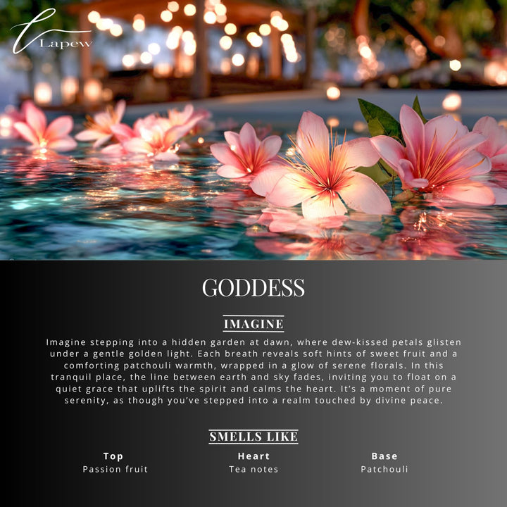 Lapew Goddess Waterless Diffuser Oil | Fragrance Oil for Nebulizer & Cold Air Diffusers | Scented Home Oil | 0.34 fl oz