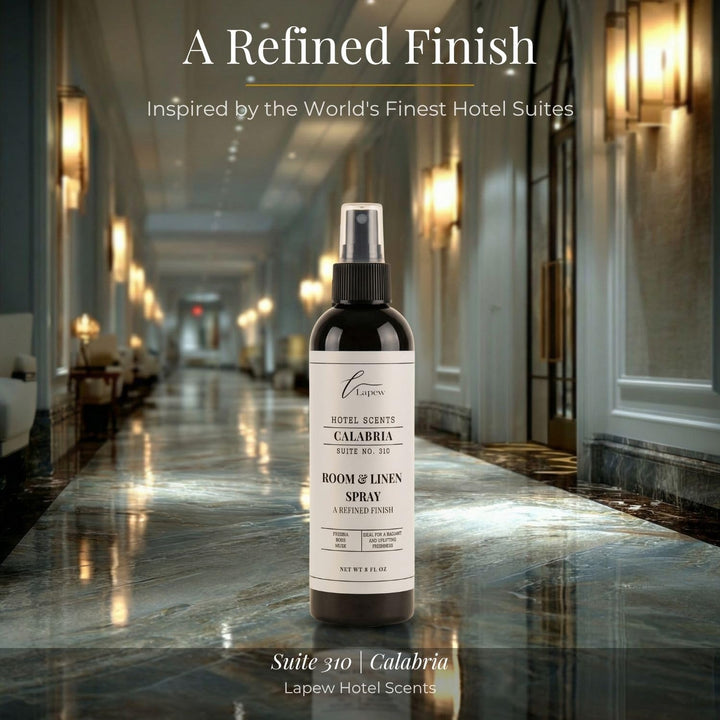 Lapew Hotel Scents Luxury Room Spray | Calabria Suite 310 | Inspired by the W Hotel | Linen Spray Air Freshener & Fabric Spray | 8 fl oz