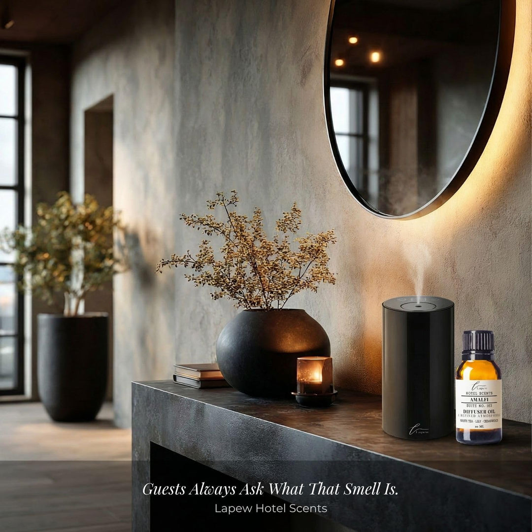 Lapew Hotel Scents Luxury Diffuser Oil | Amalfi Suite 163 | Inspired by Marriott Hotels | Hotel Fragrance Oil for Nebulizer & Waterless Diffuser | 10ml