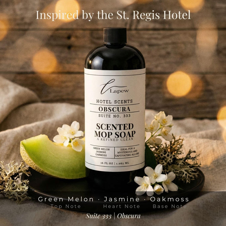 Lapew Hotel Scents Luxury Mop Soap | Obscura Suite 333 | Inspired by the St. Regis Hotel | Hotel Scented Floor Cleaner | 36 fl oz