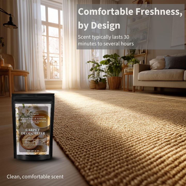 White Tea & Ginger Carpet & Upholstery Deodorizer
