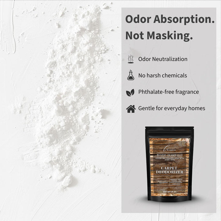 Rustic Teakwood (Mahogany Teakwood) Carpet & Upholstery Deodorizer