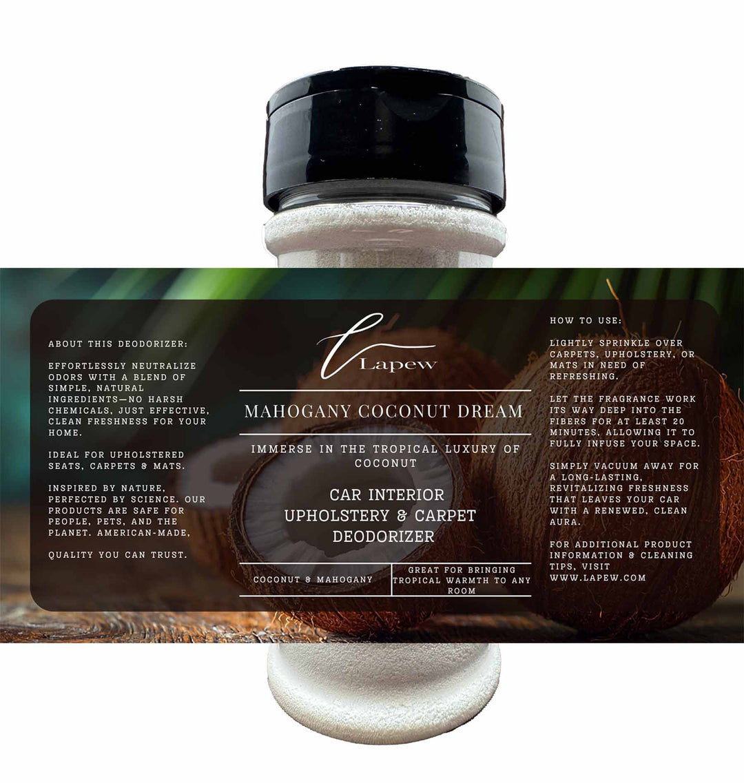 Mahogany Coconut Dream Car Upholstery Deodorizer