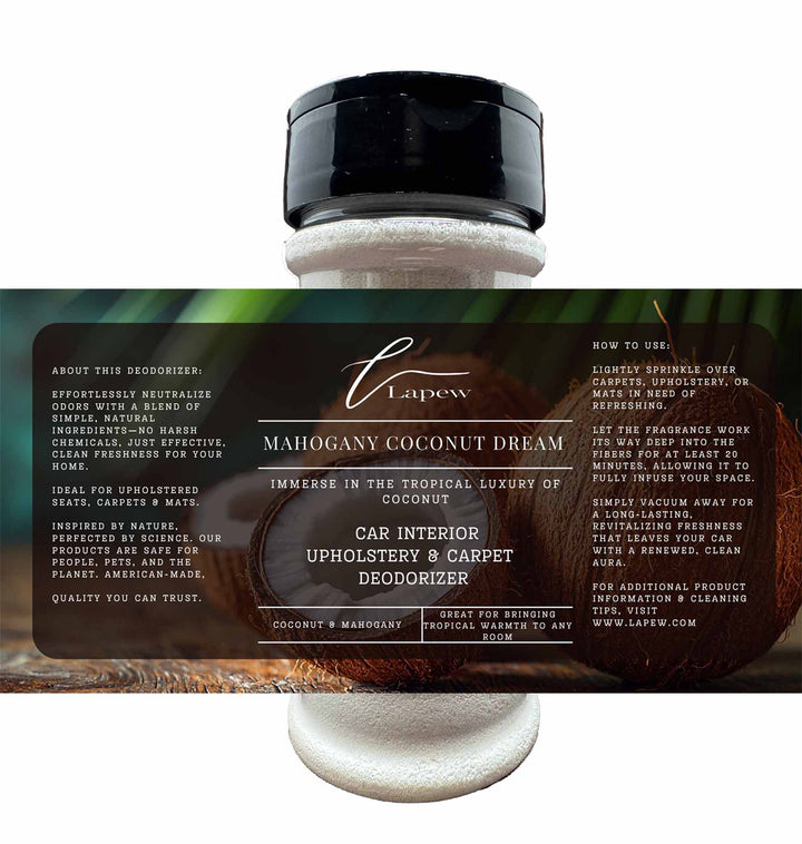 Mahogany Coconut Dream Car Upholstery Deodorizer