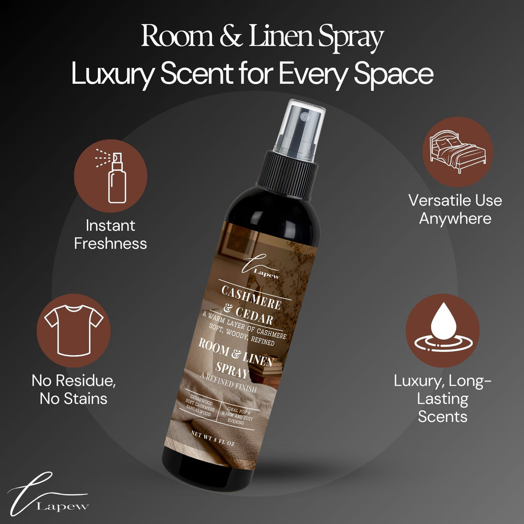 Cashmere & Cedar Room and Linen Spray