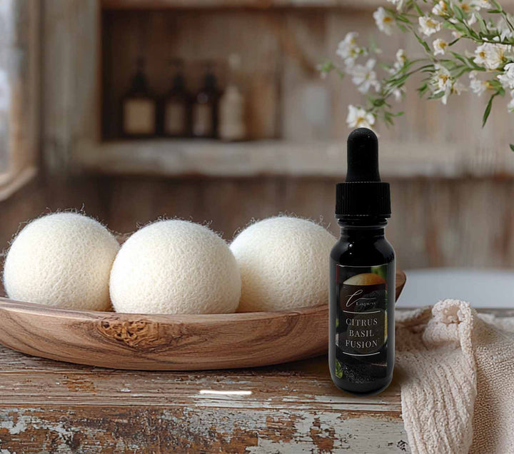 Citrus Basil Fusion Scented Dryer Balls