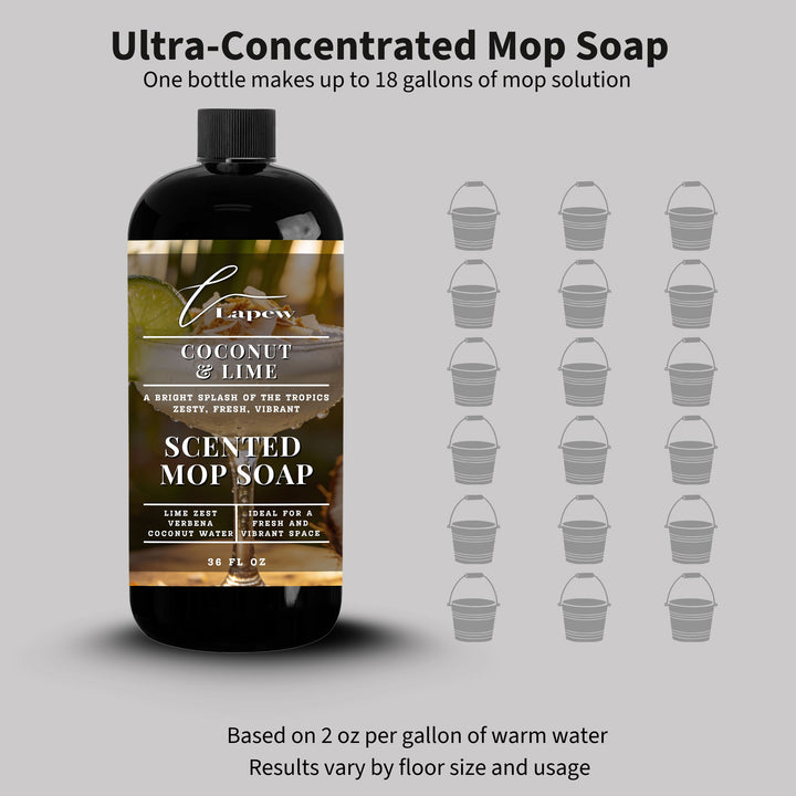 Coconut & Lime (Coconut Lime Verbena) Scented Mop Soap