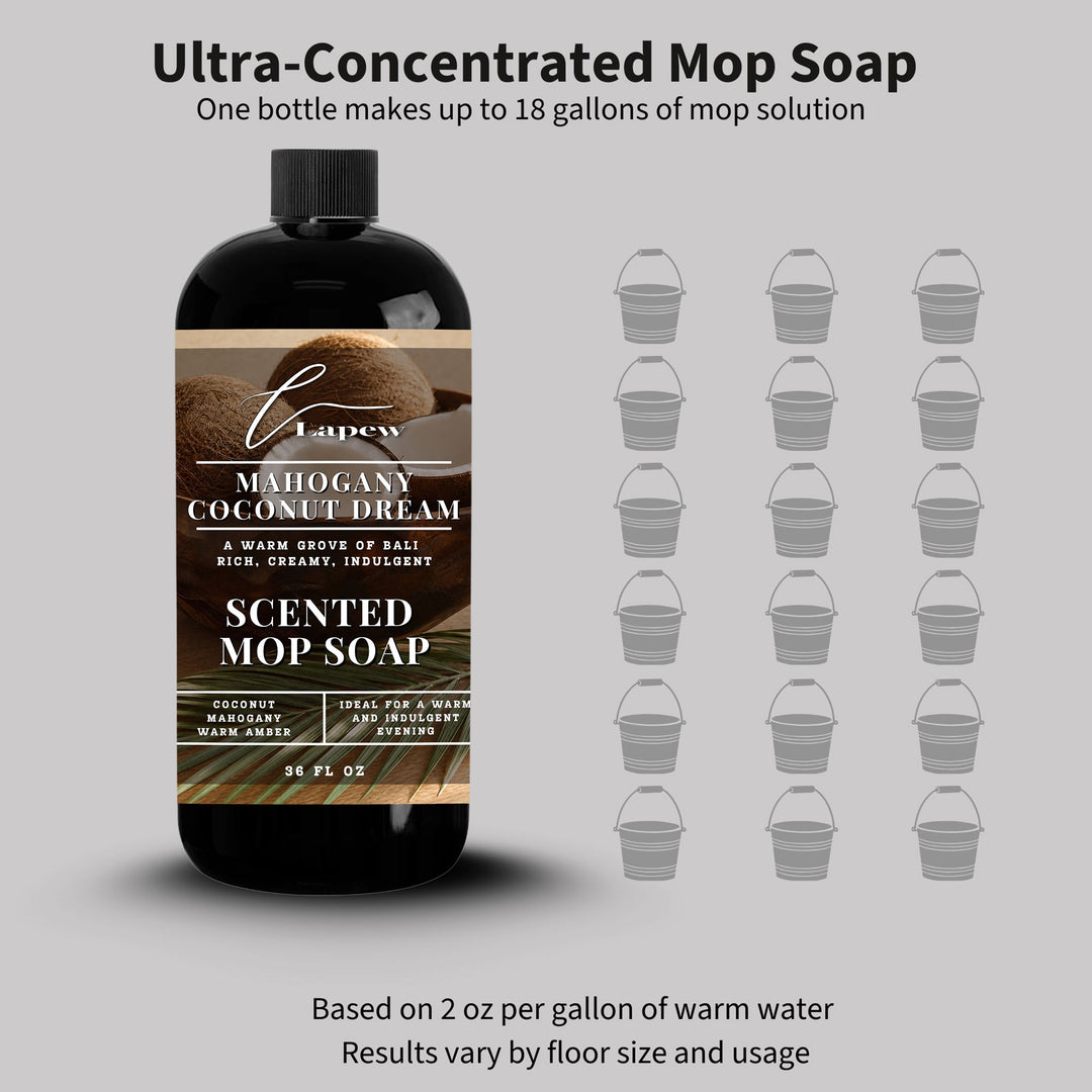 Mahogany Coconut Dream Scented Mop Soap